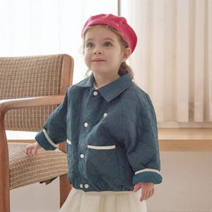 [블루독베이비8] 블루독 루즈핏 퀼팅점퍼 (45A1911303) (BLUEDOG BABY 유아 출산 백일 선물 도트 강아지 내