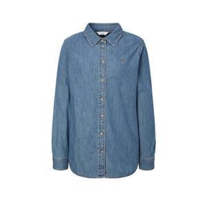 헤지스레이디스 (HSSH5D805) 데님 베이직 셔츠