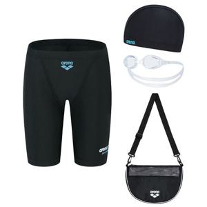 [아레나] 킥앤풀 남아동 4부 수영복 키트 A5SB1KB04BLK