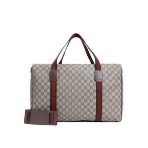 구찌 라지 더플백 스퀘어 웹 소프트 GG 수프림 758664FACK79768