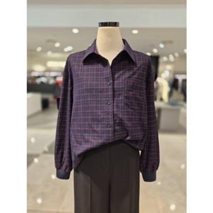 [비지트인뉴욕] 시보리소매 체크셔츠 (VB9LS11)