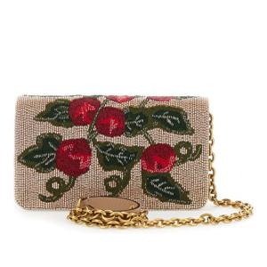 발렌티노 플로럴 자수 비즈 체인 클러치 6W0B0R71 TPY9QQ
