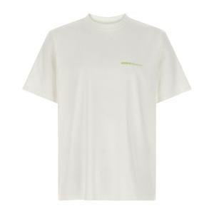 그라미치 허리케인 프린트 코튼 저지 티셔츠 G5FUT082 WHITE