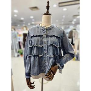 [멜로디가든]멜로디가든 세이브존08 긴팔 청 셔츠 M25F8B161 (41