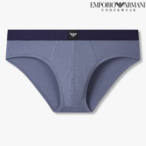 [엠포리오 아르마니 언더웨어]에센셜 로고라벨 코튼삼각브리프 (0815311324)