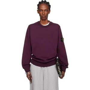 스톤아일랜드 맨투맨 퍼플 6100060 오가닉 코튼 플리스 스웨트셔츠 252828F098009