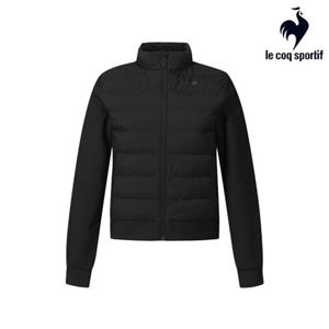 [르꼬끄] 여성 레귤러핏 하이브리드 경량 패딩 자켓 QQ422OPDO2_BLK