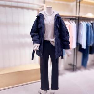 [시에로]SI4JPF310_퀼팅 벨티드  다운점퍼