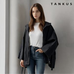 [탱커스]가오리핏 하프넥 후드 긴팔 자켓 (TX3JK016L0)