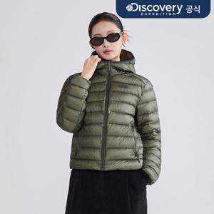 여성 올버트 후드 구스다운 경량패딩 (D.KHAKI)  DWDJ7J056-LKS