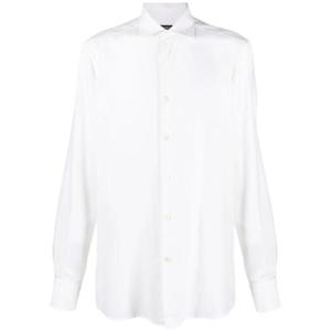 26 SS Zegna 스프레드 칼라 캐시미어 혼방 셔츠 E8X44A6SRF5 TP443106152