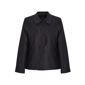 크로커다일레이디 데님라이크 가죽 배색 자켓_CLEFJK103