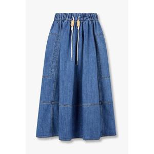 톰보이  9105362109 스트링 데님 미들 스커트