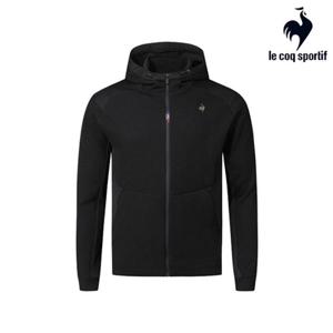 [르꼬끄] 남녀공용 니트형 후드 트랙탑 자켓 QQ323EFT93_BLK