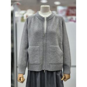 밀스튜디오 세이브존04 라운드 앞지퍼 니트가디건 LRAZPS104