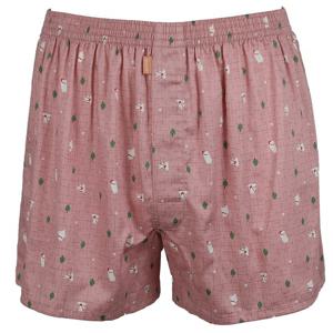 [비비안]TP4404SET 순면 60수 곰돌이 프린트 남성 트렁크 2종세트