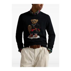 폴로 랄프로렌 폴로 베어 자수 스웨터 710982140001