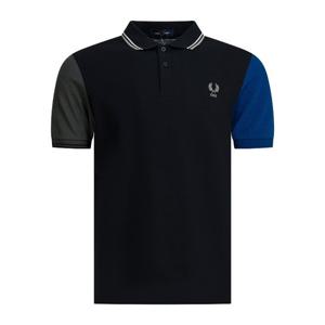 꼼데가르송 로고 자수 코튼 폴로 티셔츠 FPT501W251 BLACK