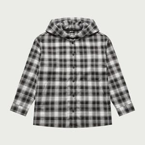 [행텐주니어]행텐틴즈 여아 후드 체크 셔츠_100(14540-120-806-2