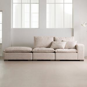 [데코라인] 페레스 조야 4인 카우치 소파(좌형) (착불)