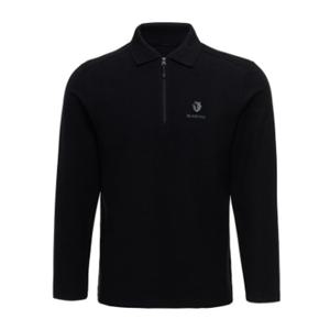 [블랙야크]블랙야크 남성 지퍼 카라 긴팔티 블랙 1BYKTWU002BK