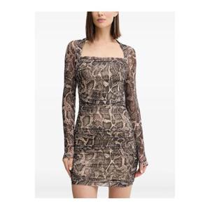 26 SS 게스 스퀘어 넥 긴소매 미니 드레스 W5BK65KCZC2 TP444616351