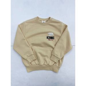 [지프 키즈]MARIO지프키즈 아이코닉 곰와펜 맨투맨 KN4TSU853 2색상