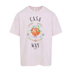 카사블랑카 반팔 티셔츠 MAW25JTS00109 PALEPINKJERSEY Pink