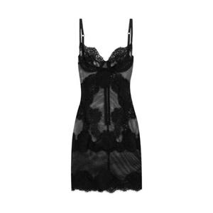 돌체앤가바나 레이스 패널 메시 미니 드레스 F6GAHTFLUAN