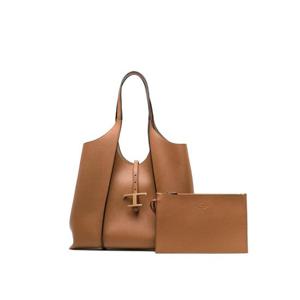 Tods T 타임리스 미디엄 가죽 토트 백 XBWTSBA0300Q8E