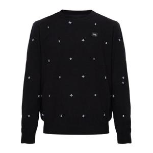 [와이드앵글] 남성 CO 미니 패턴 라운드 방풍 스웨터 WMW25K51Z1