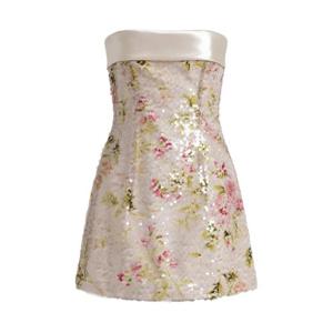 26 SS 알베르타페레티 시퀸 플로럴 미니 드레스 AEF261U04501646 TP445789364