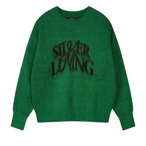 [랩]빈티지 레터링 루즈핏 니트 AR4KHA77