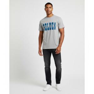 골든구스 멜란지그레이 로고 티셔츠 G32MP524 A2