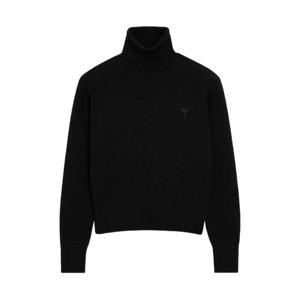 AMI Paris 아미 드 쾨흐 울 터틀넥 스웨터 E26FKS827001