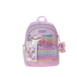 [프렌치캣(정상)]보라 투명포켓 책가방(Q61DG2031)