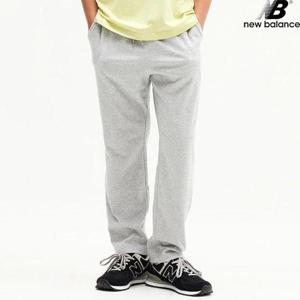 뉴발란스 NBMLE21013-MG 에센셜 싱글메쉬 스트레이트 팬츠 남녀공용 트레이닝 긴바지