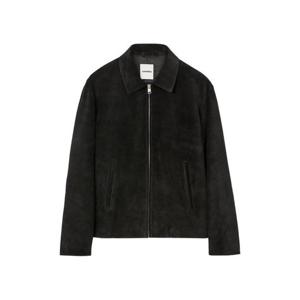 산드로 스웨이드 지퍼 프런트 재킷 SHPBL01139