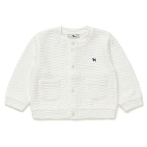 [블루독베이비8] 26SS (IV) 클린 베이비 가디건 HJ (4611320101) (BLUEDOG BABY 유아 출산 백일 선물 도트
