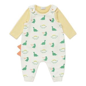 [블루독베이비8] 26SS봄신상 (IV)드로잉 디노 SET 우주복 HJ (4617067504) (BLUEDOG BABY 유아 출산 백일