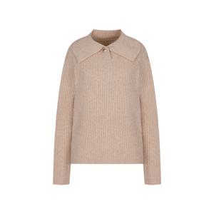 올리비아하슬러 꽈배기 와이드카라 풀오버_OHEWSW205