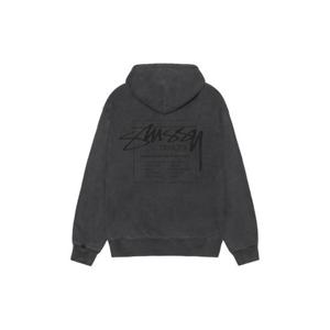 Stussy스투시 모던 에이지 피그먼트 다이드 후드 블랙 1925079