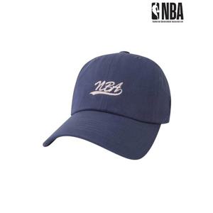 [엔비에이]남녀공용 엔비에이 [NBA] 로고 자수 흘림체 소프트볼캡 N265AP264P