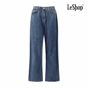 [르샵] 심플 와이드핏 데님 팬츠 (BPCPT005A)