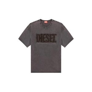 디젤 T Rawboxt 자수 반소매 티셔츠 A210410KMAH