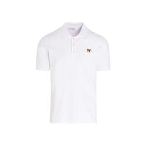 폭스 헤드 카라 티셔츠 FU00203KJ7007 P100