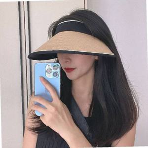 (청결공감) 프리미엄 라피아 썬캡 썬바이저