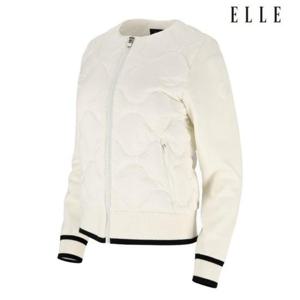 엘르골프 세이브존01 여성 물결 퀼팅 니트소매 경량  점퍼 6J82001 101