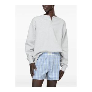 아크네 로고 자수 스웨트셔츠 BI0219