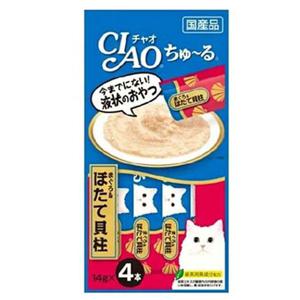 이나바 챠오 츄르 참치 가리비관자 14g 4P X3개 고양이 간식